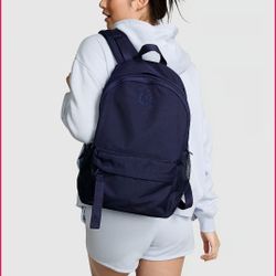 VS Pink Ivy Classic Canvas Backpack 