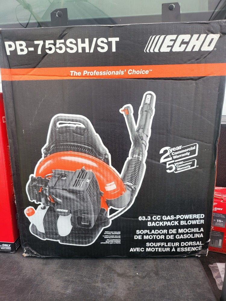 ECHO MPH 651 CFM 63.3 CC GAS 2-STROKE BACKPACK LEAF BLOWER