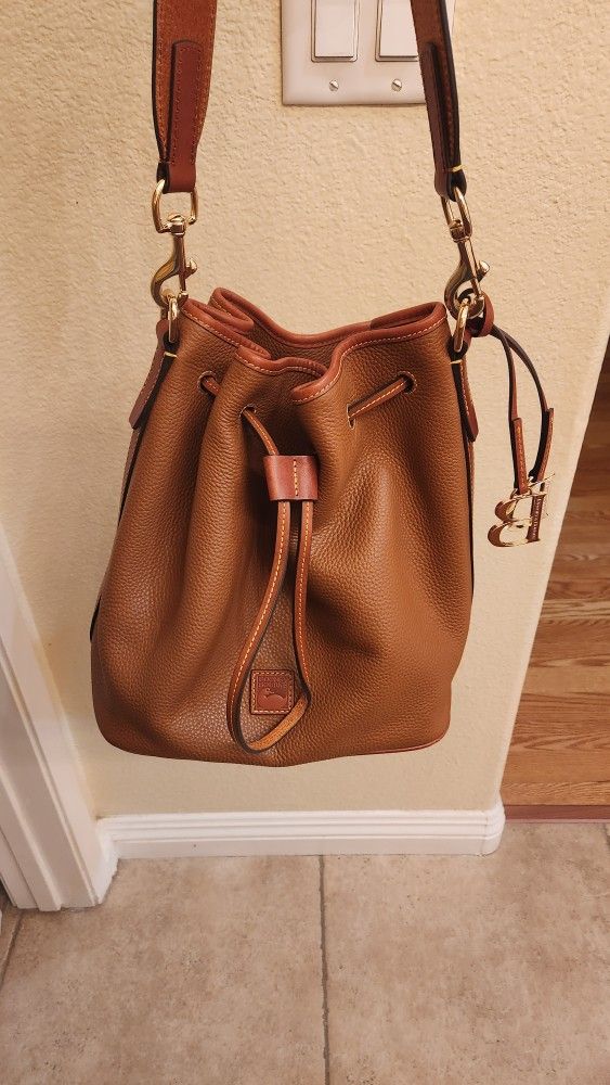 Dooney & Bourke Pebble Grain Drawstring Bag
