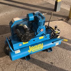 Jenny K15A-8P 8 Gallon Portable Single Stage Electric Air Compressor