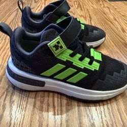 Adidas Minecraft Boys Size 1 - Like NEW