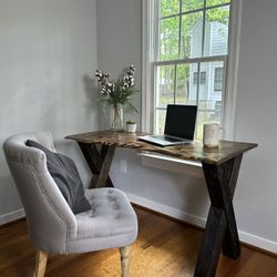 Custom Live Edge Desk