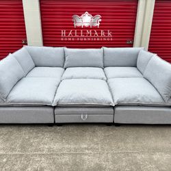 Oversized Modular Cloud Sectionals