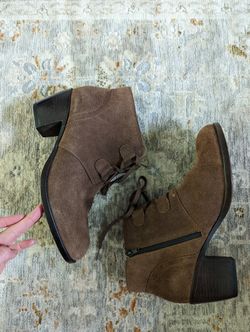 Brown Ankle Booties Sz 8