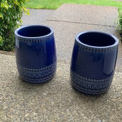 Ceramic Wastebaskets 