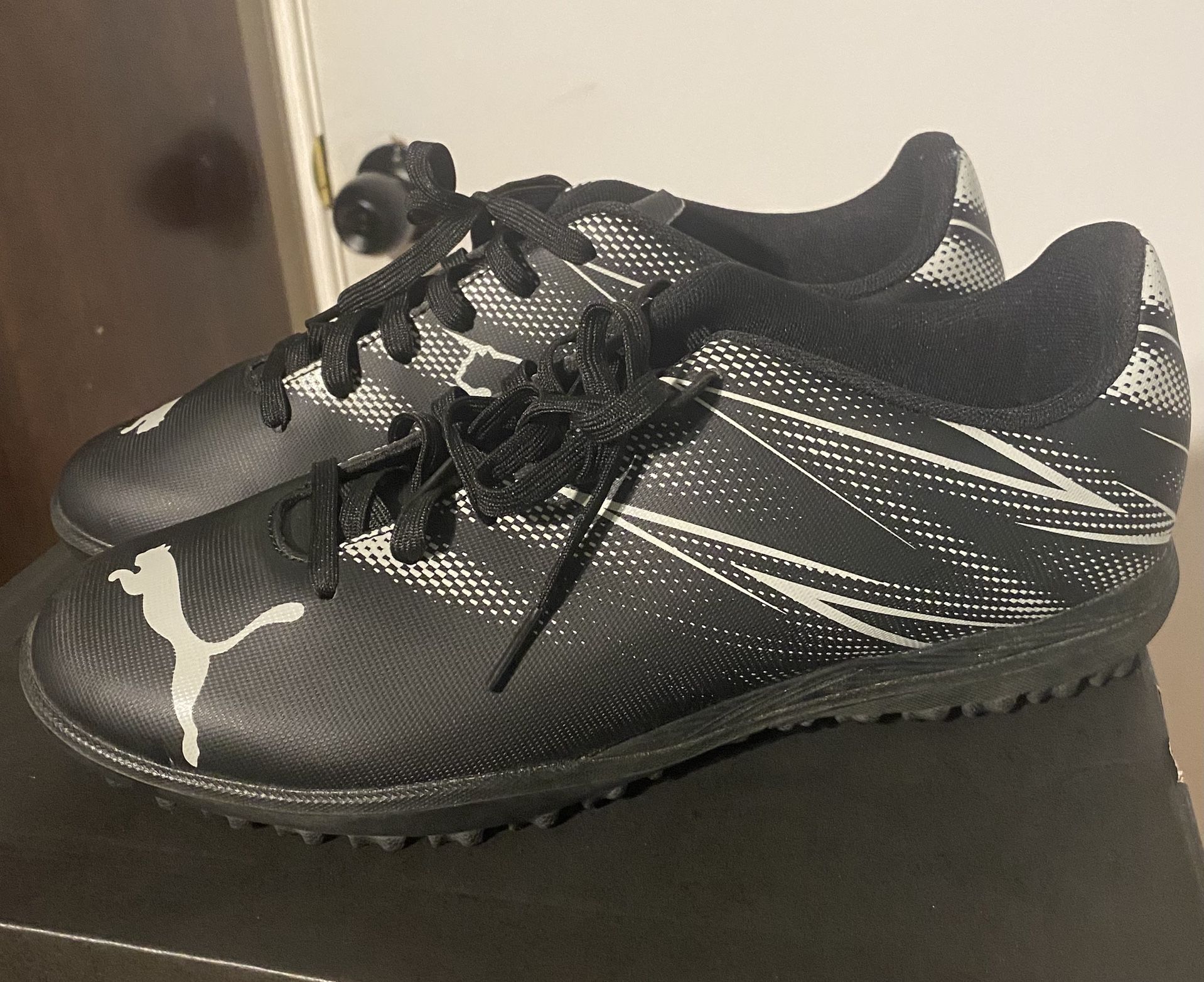 PUMA Unisex-Child Attacanto Turf Training Soccer Cleats Sneaker