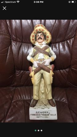 1972 PANCHO VILLA COMPANY EMCO TEQUILA DECANTER (Empty)