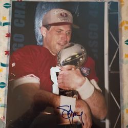 Steve Young 11 x 14 Autographed Picture