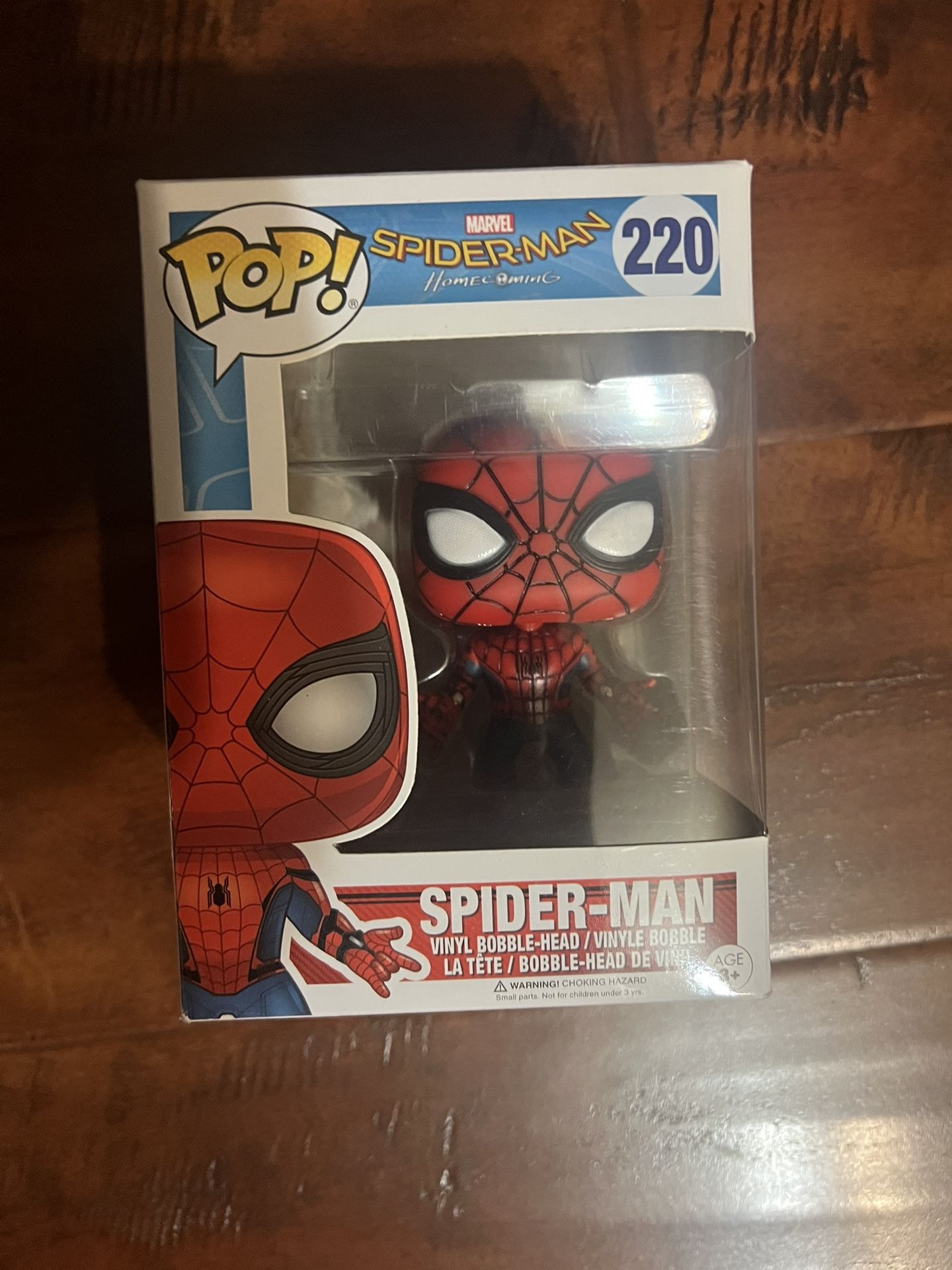 Spider-Man (Homecoming) Funko Pop #220 – Custom Webline Painted