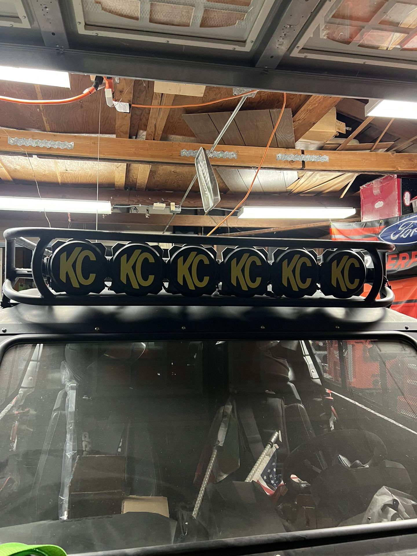 Can Am X3 KC Gravity PRO6 Lights And Roof Rack