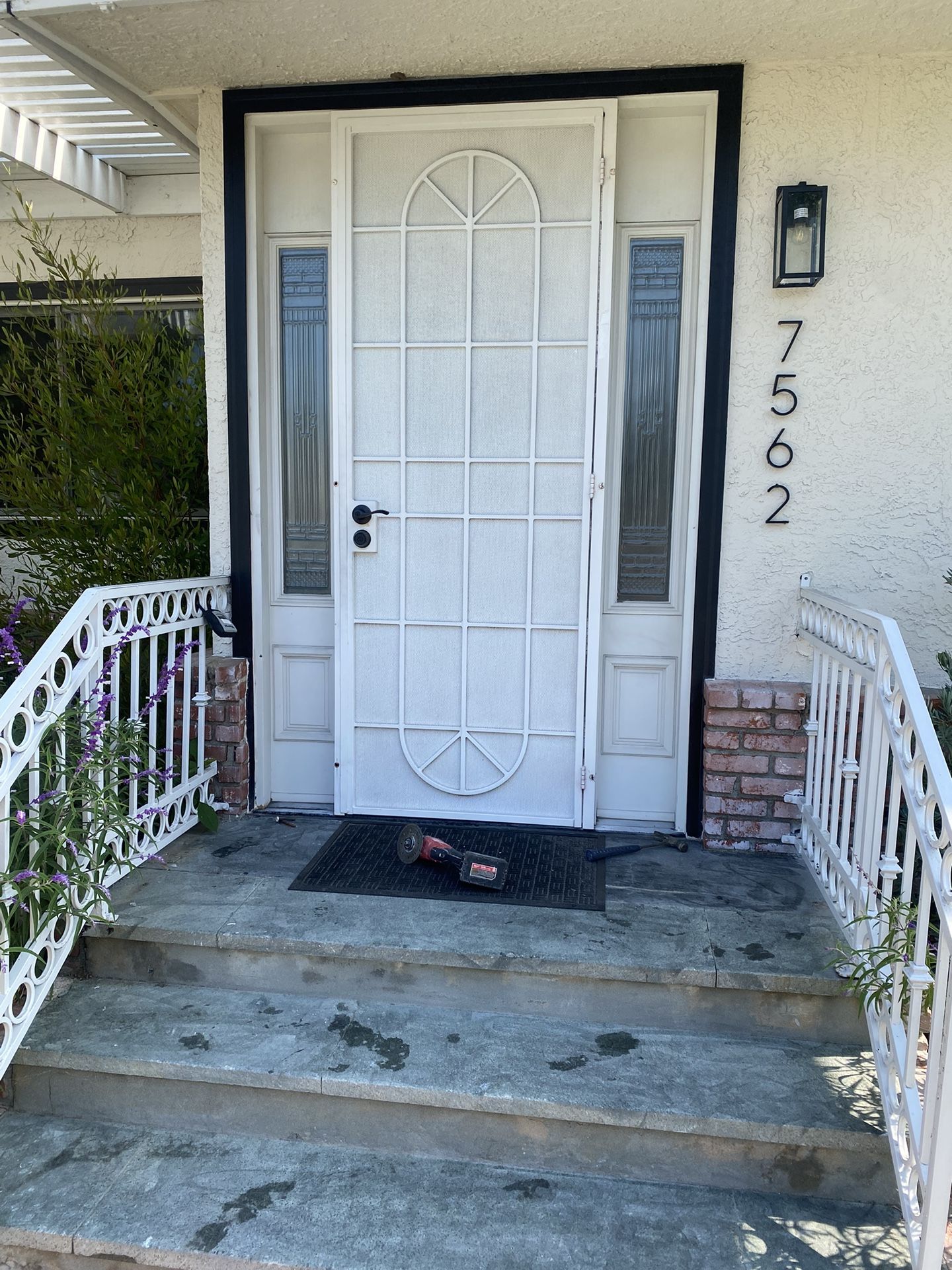 Metal Screen Door Bullet  Proof 