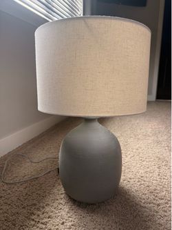 Hearth & Hand with Magnolia Gray Ceramic Table Lamp