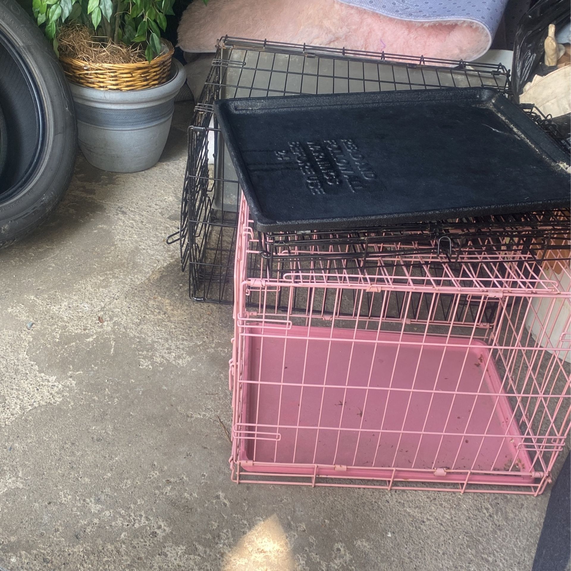 Extra large medium small dog cages for sale for Sale in Cleveland, OH