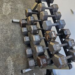 Weights With Rack 