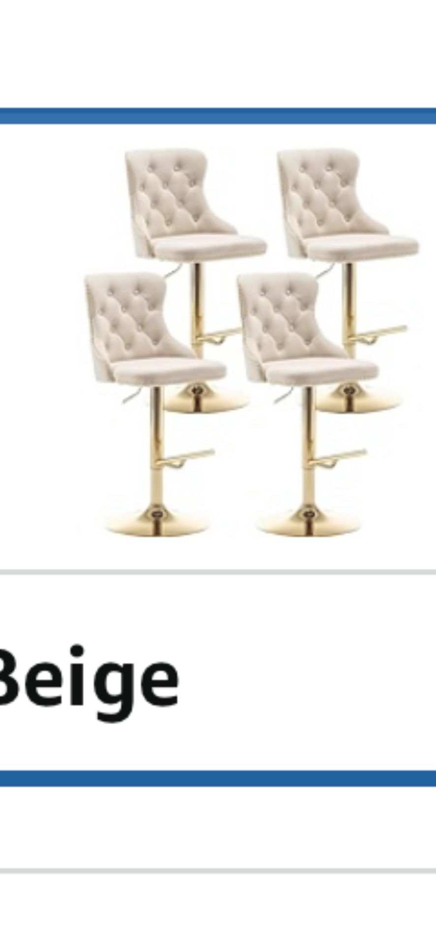 4 Barstools New