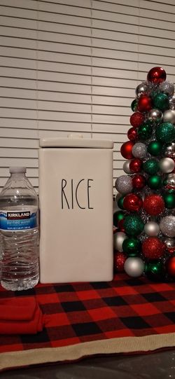 RAE DUNN RICE JAR