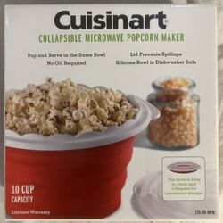 Collapsible Popcorn Maker Bowl