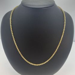 10K GOLD ROPE CHAIN. NEW.