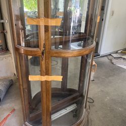 Antique Wood Armoire  Width 35.5” Depth 15”  Height 80” Solid piece!!!   Pick up in Corona  Exit Green River   