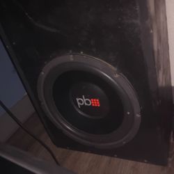 12" Power boost sub woofer w/ pro amp installation kit