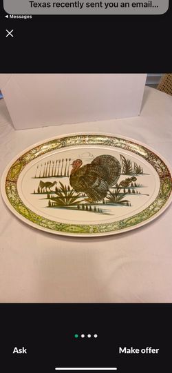 Serving Platter For Turkeys/Hams Etc.