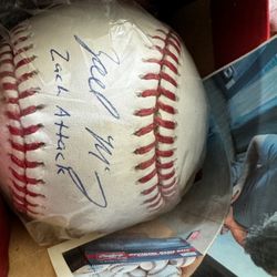 Zach Mckinstry Autographed Baseball