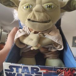  Talking Yoda Stuffed Plush Toy 