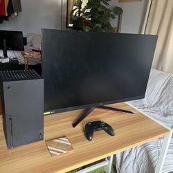 Xbox Series X With Gaming Monitor 165hz - 120hz Fast FPS 