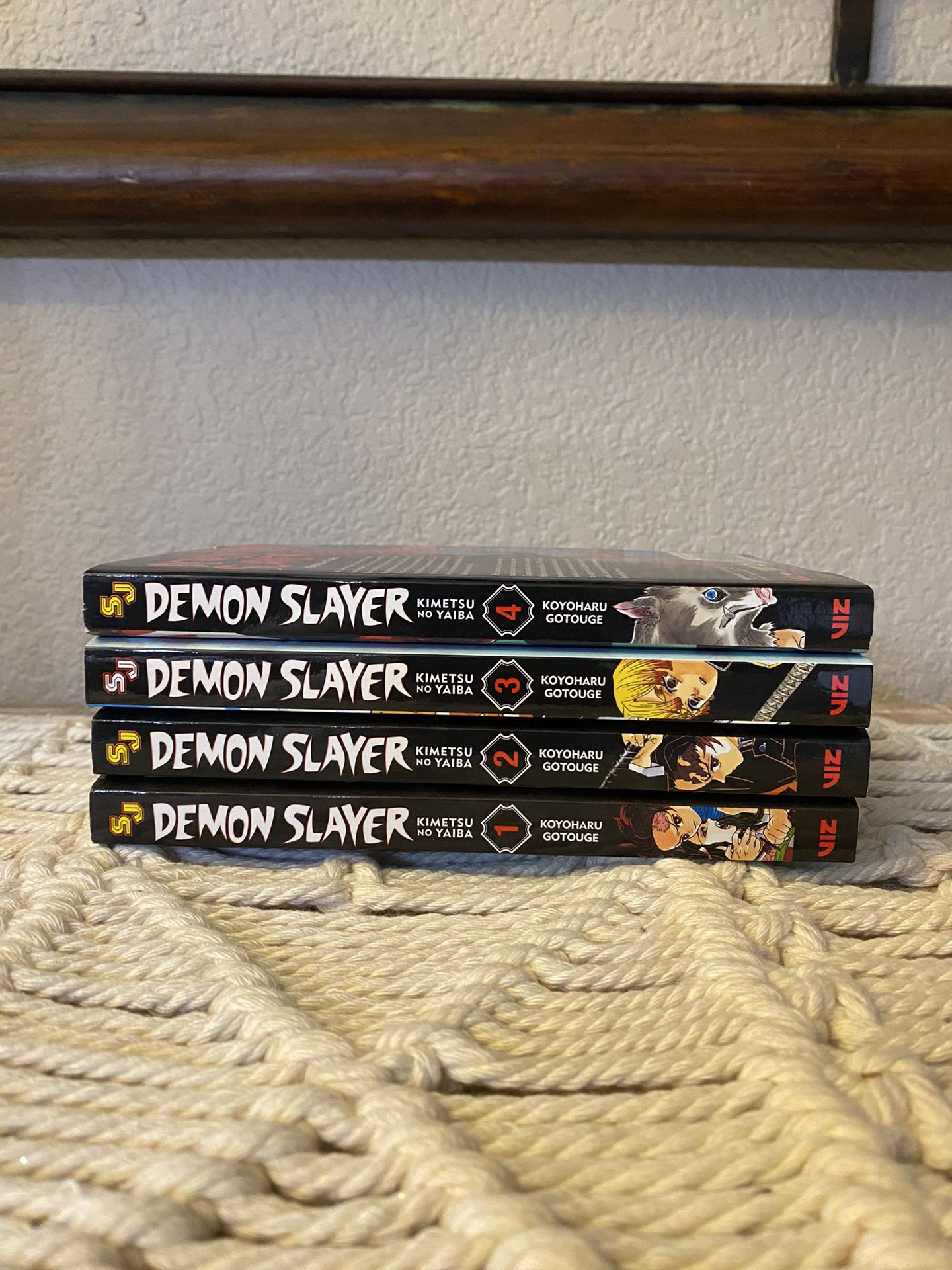 Demon Slayer Volumes 1-4