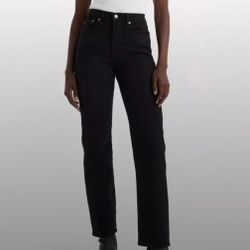 Levi's Wedgie Straight 28 Black 