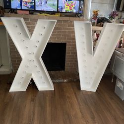 Marquee Light Up Letters 