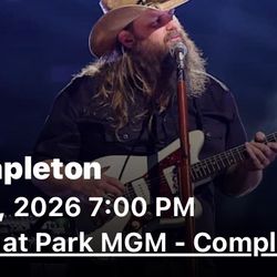 2 Tickets for Chris Stapleton Concert In Las Vegas