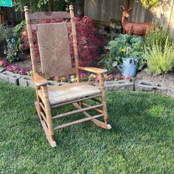 Country cabin farmhouse, front porch rocker