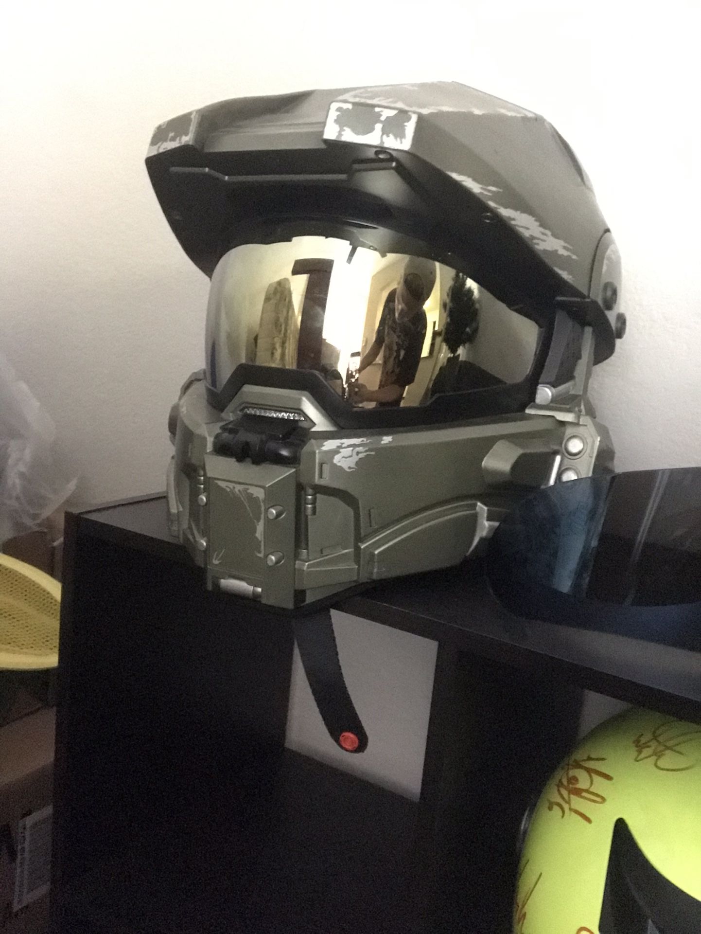 Master chief motorcycle helmet