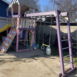 Wooden Swingset $500 Cash Price Is Firm 