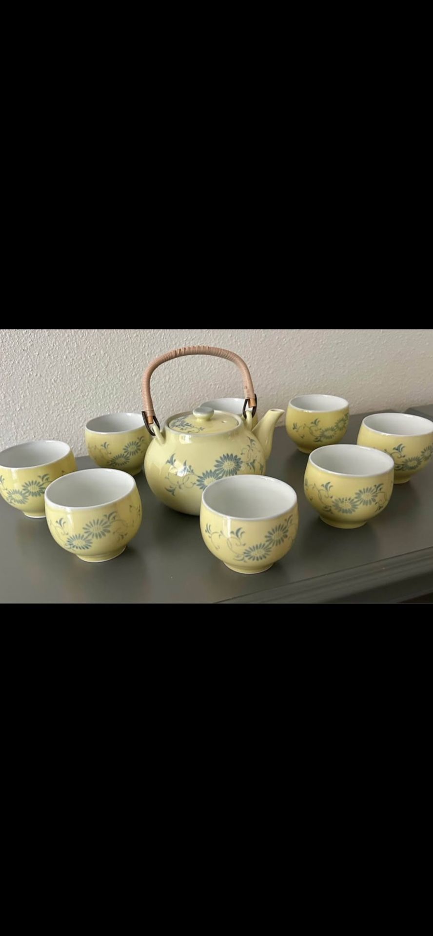 Vintage Japanese Otagiri Century Floral Print Tea Pot