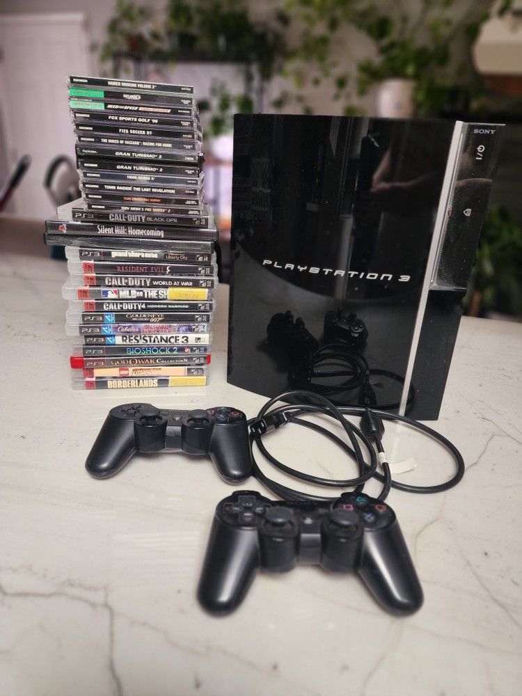 Sony Playstation 3 (PS3) Video Game Console With Games