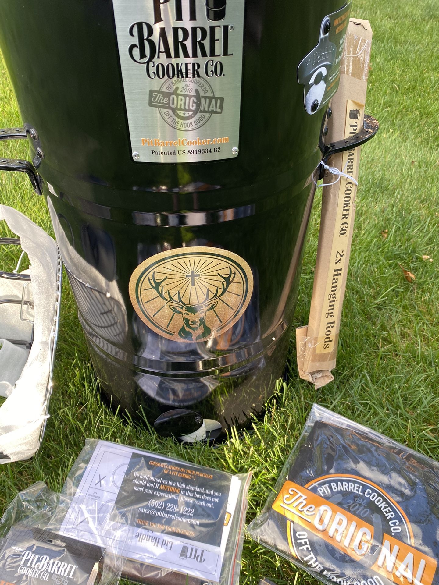 Brand New Pit Barrel Jr Grill Smoker Jagermeister meister Grill