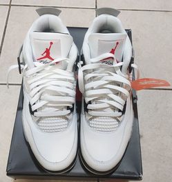 Jordan 4 White Cement Size 10.5