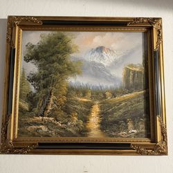 Set of two canvas paintings