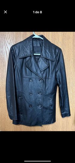 Vintage Women's Braetan Black 100% genuine Leather jacket