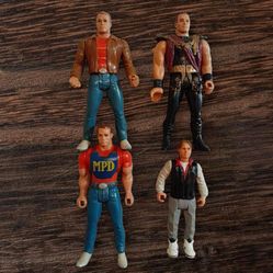 Vintage lot of 4 Last Action Hero Action Figures MATTEL 1993 Collection MAKE A OFFER 