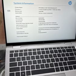 HP EliteBook X(contact info removed) G8: i7-1185G7 16GB 512GB  NVMe Iris XE Graphics Laptop...