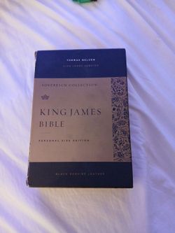 KJV Bible Sovereign Collection Personal Size Black Leather