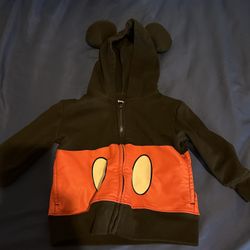 Mickey Mouse Hooded Sweater Size 2t