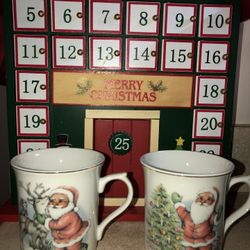Vintage Christmas Cups