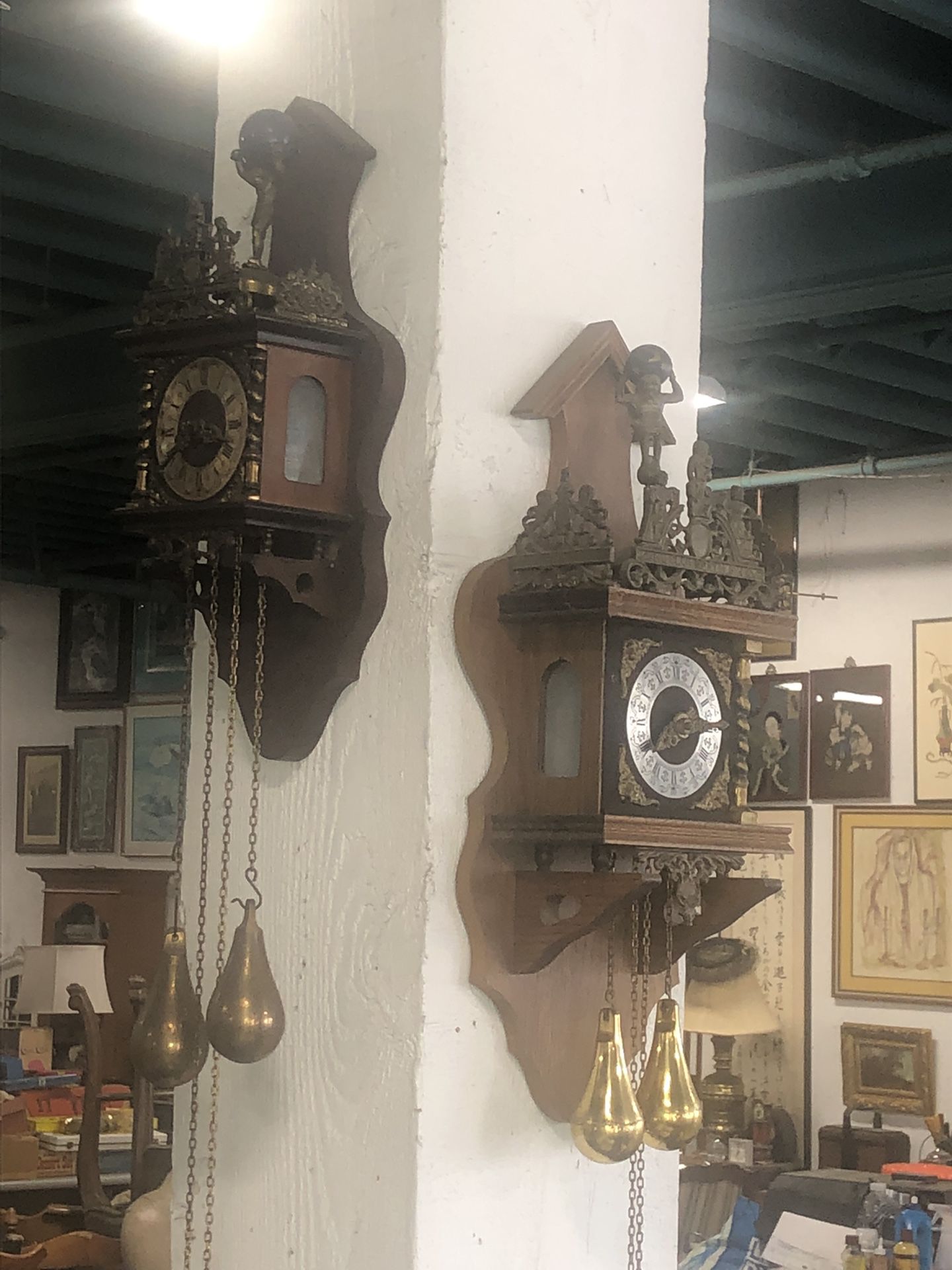 2 Vintage Atlas Clocks 
