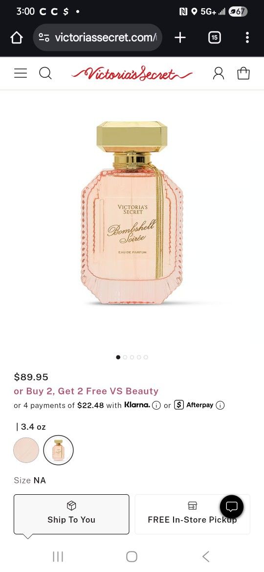 Victoria secret Perfumes