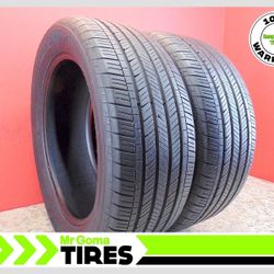 SET OF 2 USED TIRES GOODYEAR ASSURANCE  FINESSE 255/50/20 82% LIFE 105T * PRODUCTION  YEAR 2023 - 2022 * INSTALLATION INCLUDED *