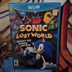 Sonic Lost World Deadly Six Bonus Edition for Nintendo Wii U